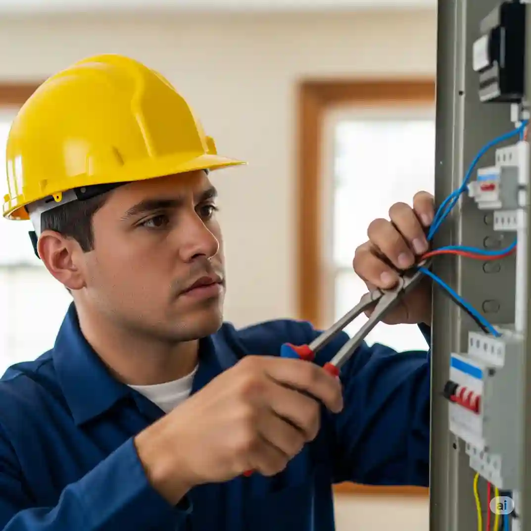 An emergency electrician responding to an urgent callout in the Hutt Valley.
